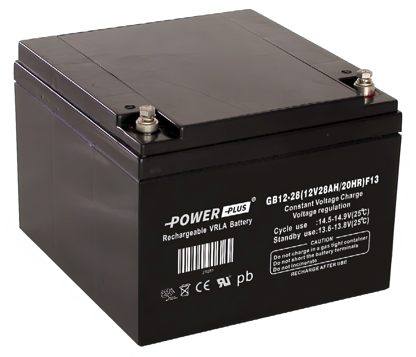 Power Plus Agm-batteri 12V 28 Ah M5