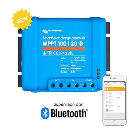 Victron SmartSolar MPPT100/20 - upp till 48V