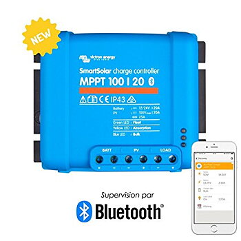 Victron SmartSolar MPPT100/20 - upp till 48V