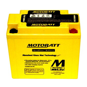 Motobatt AGM batteri MB5.5U