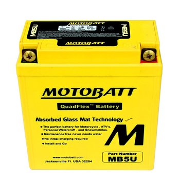 Motobatt AGM batteri MB5U