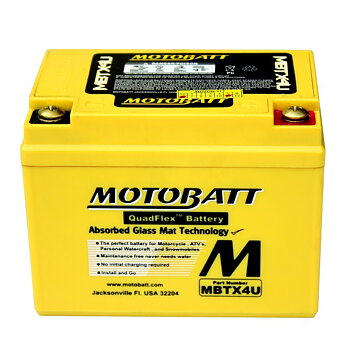 Motobatt AGM batteri MBTX4U