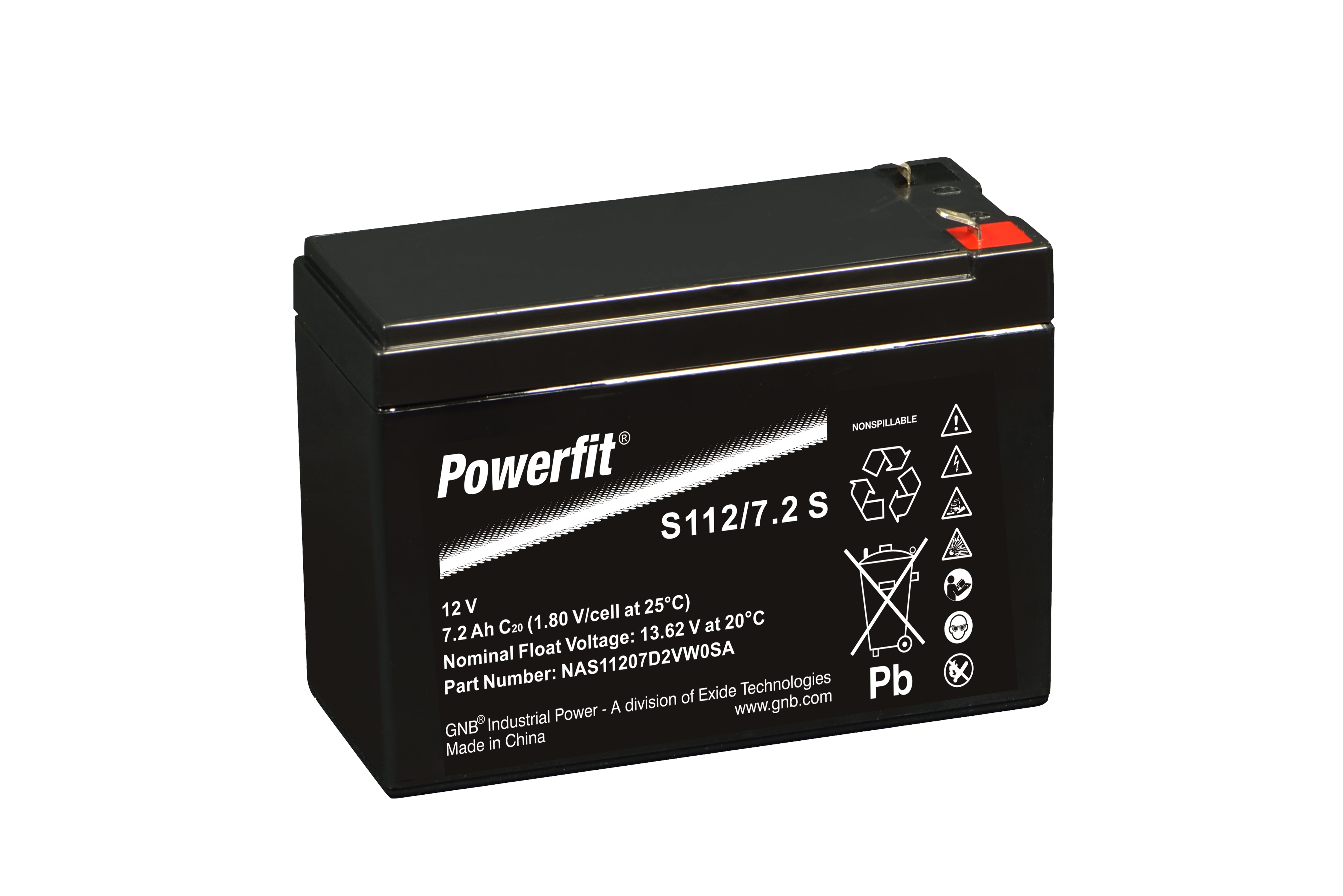 EXIDE-GNB POWERFIT S112 / 7,2 S