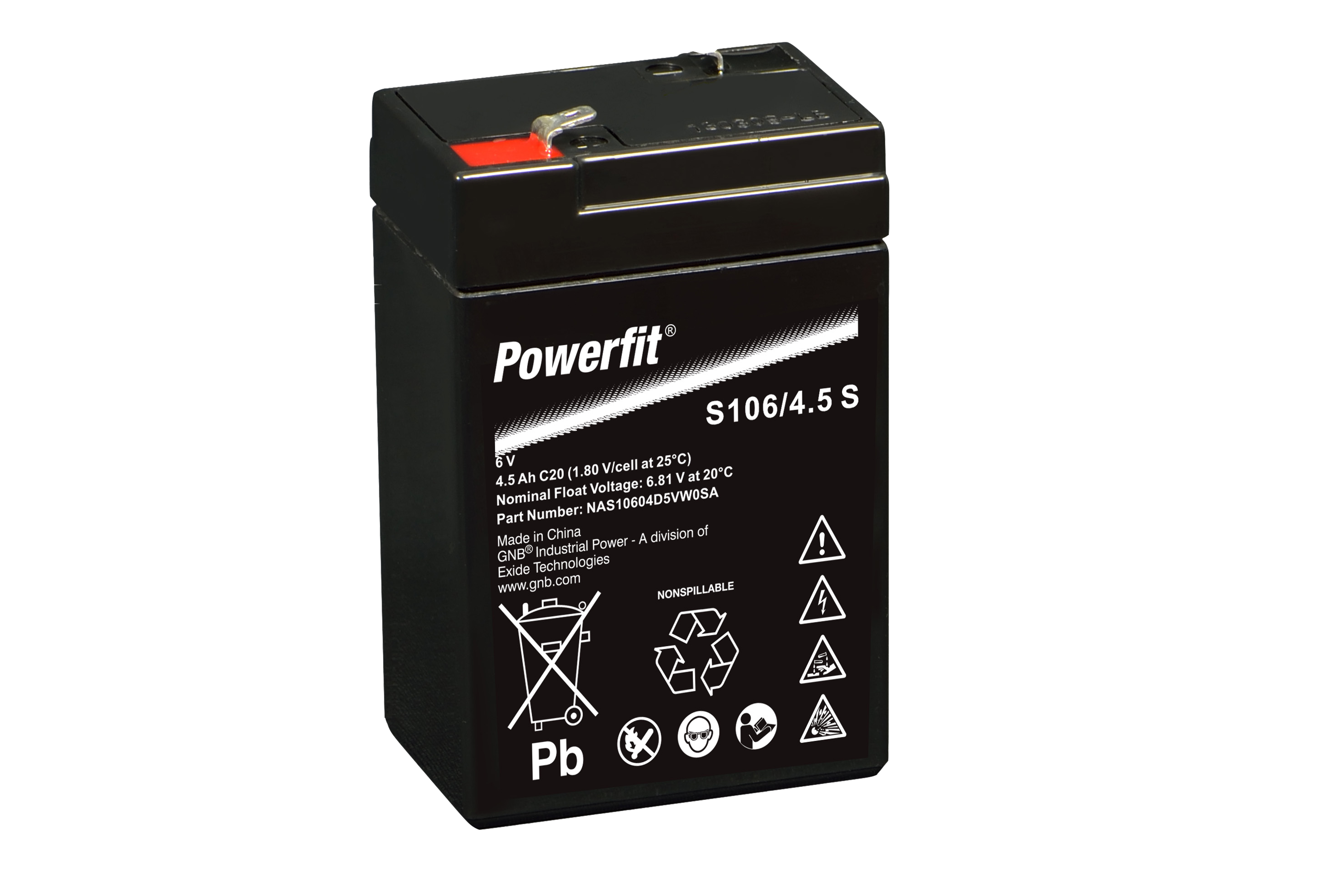 EXIDE-GNB-POWERPLUS POWERFIT S106 / 4,5 S