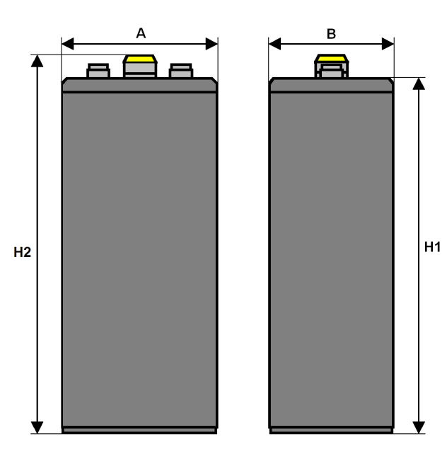 MEGA Solcell batteribank HAWKER 12 V 1000Ah/5h - 2