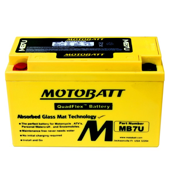 Motobatt AGM batteri MB7U