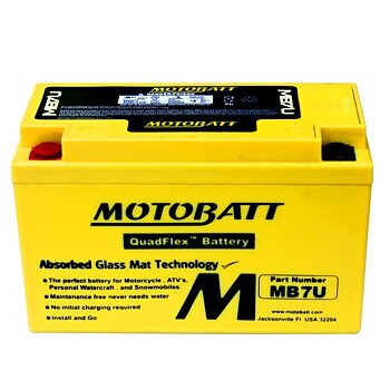 Motobatt AGM batteri MB7U
