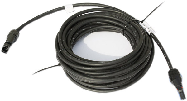 Förlängningskabel för solcell 6mm² / 10 m