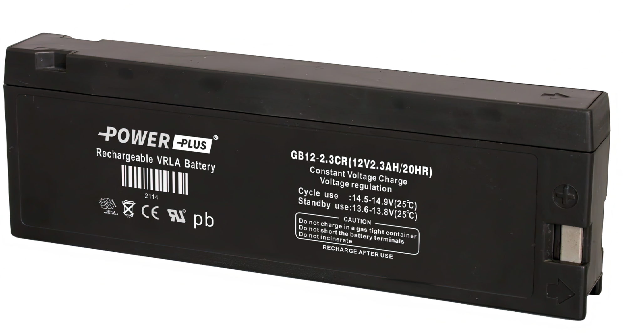 Power Plus Agm-batteri 12V 2,3 Ah (Video)