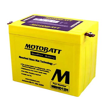 Motobatt AGM batteri MBHD12H (YHD-12H)