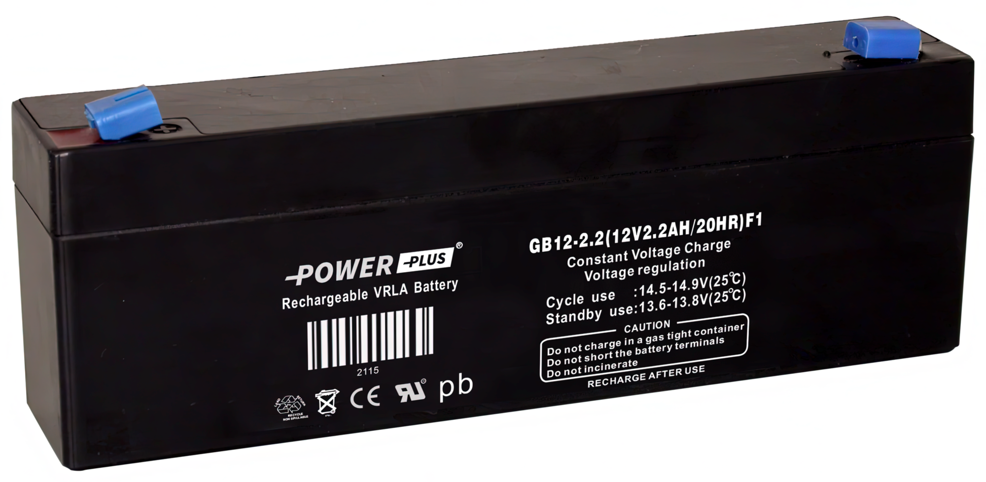 Power Plus Agm-batteri 12V 2,2 Ah