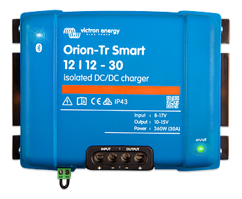 Orion-Tr Smart DC till DC 12V/12V 30A isolerad laddare