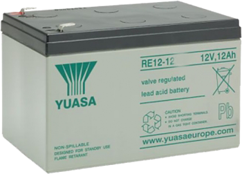 YUASA RE12-12    12 VOLT 12 AH AGM BATTERY
