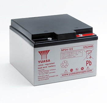 YUASA NP24-12    12 VOLT 24 AH AGM BATTERY