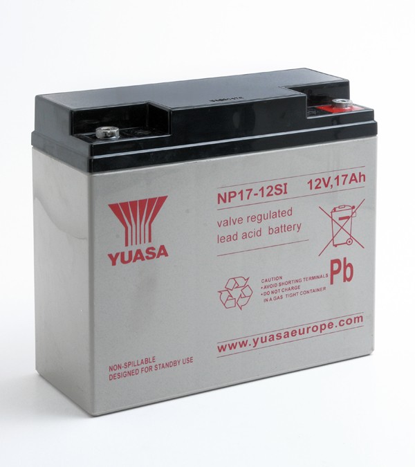 YUASA NP17-12    12 VOLT 17 AH AGM BATTERY