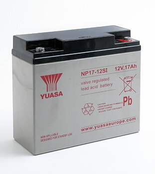 YUASA NP17-12    12 VOLT 17 AH AGM BATTERY
