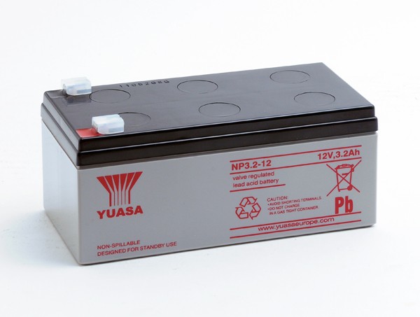 YUASA NP3.2-12    12 VOLT 3,2 AH AGM BATTERY