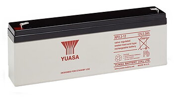 YUASA NP2.3-12    12 VOLT 2,3 AH AGM BATTERY