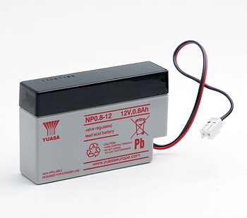 YUASA NP0.8-12    12 VOLT 0,8 AH AGM BATTERY