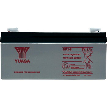 YUASA NP3-6    6 VOLT 3 AH AGM BATTERY