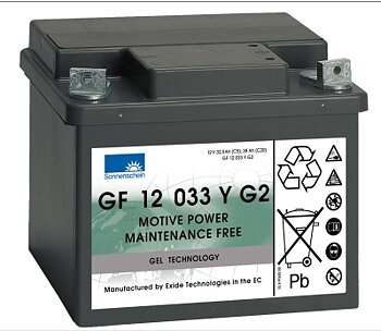 Sonnenschein GF12 033 Y G2 Gel batteri