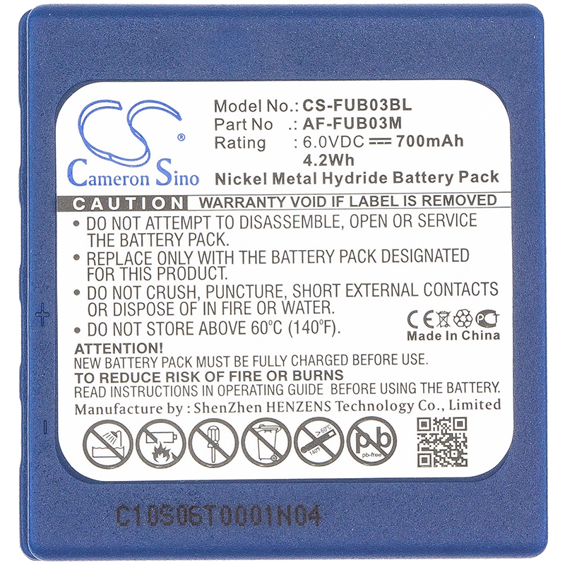 HBC Batteri 6,0v 700mAh Nimh