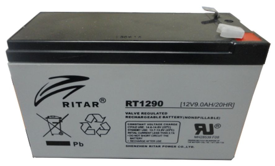 RITAR RT1290-F2  12 VOLT 9 AH AGM BATTERI