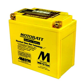 Motobatt AGM batteri MBYZ16H HeavyDuty
