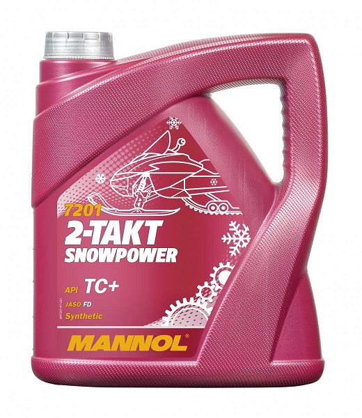 Mannol 2-Takt Olja Snowpower 4L API TC+, 4L