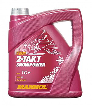 Mannol 2-Takt Olja Snowpower 4L API TC+, 4L