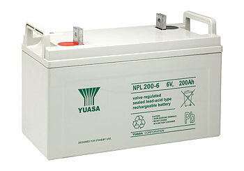 YUASA NPL200-6    6 VOLT 200 AH AGM BATTERY