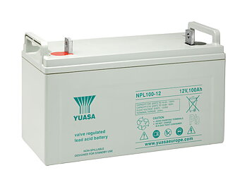 YUASA NPL100-12    12 VOLT 100 AH AGM BATTERY