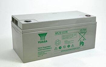 YUASA NPL78-12FR    12 VOLT 78 AH AGM BATTERY