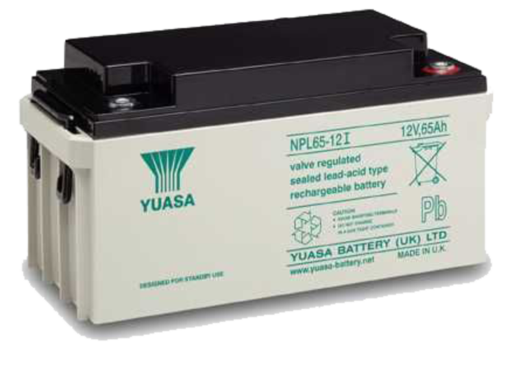 YUASA NPL65-12    12 VOLT 65 AH AGM BATTERY