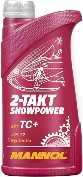 Mannol 2-Takt Olja Snowpower 4L API TC+, 1L