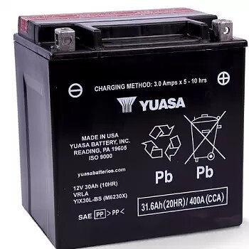 Yuasa Mp GYZ16H 12V 16Ah/10HR 320A, 150x87x145 + - 240A CCA