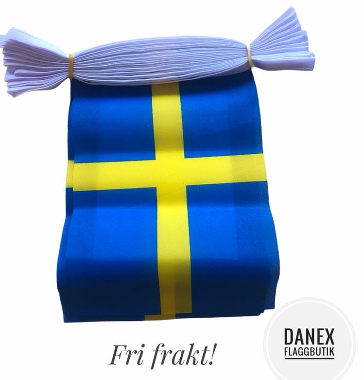 Extra stort flaggspel - Sverige i tyg
