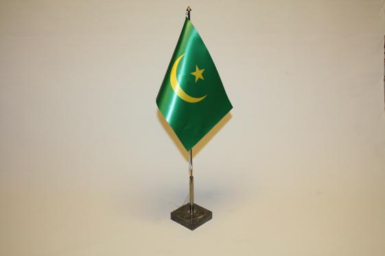 Bordsflagga Mauretanien ( äldre ) 