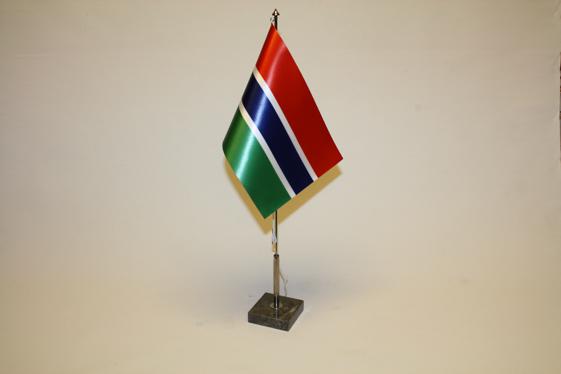 Bordsflagga Gambia