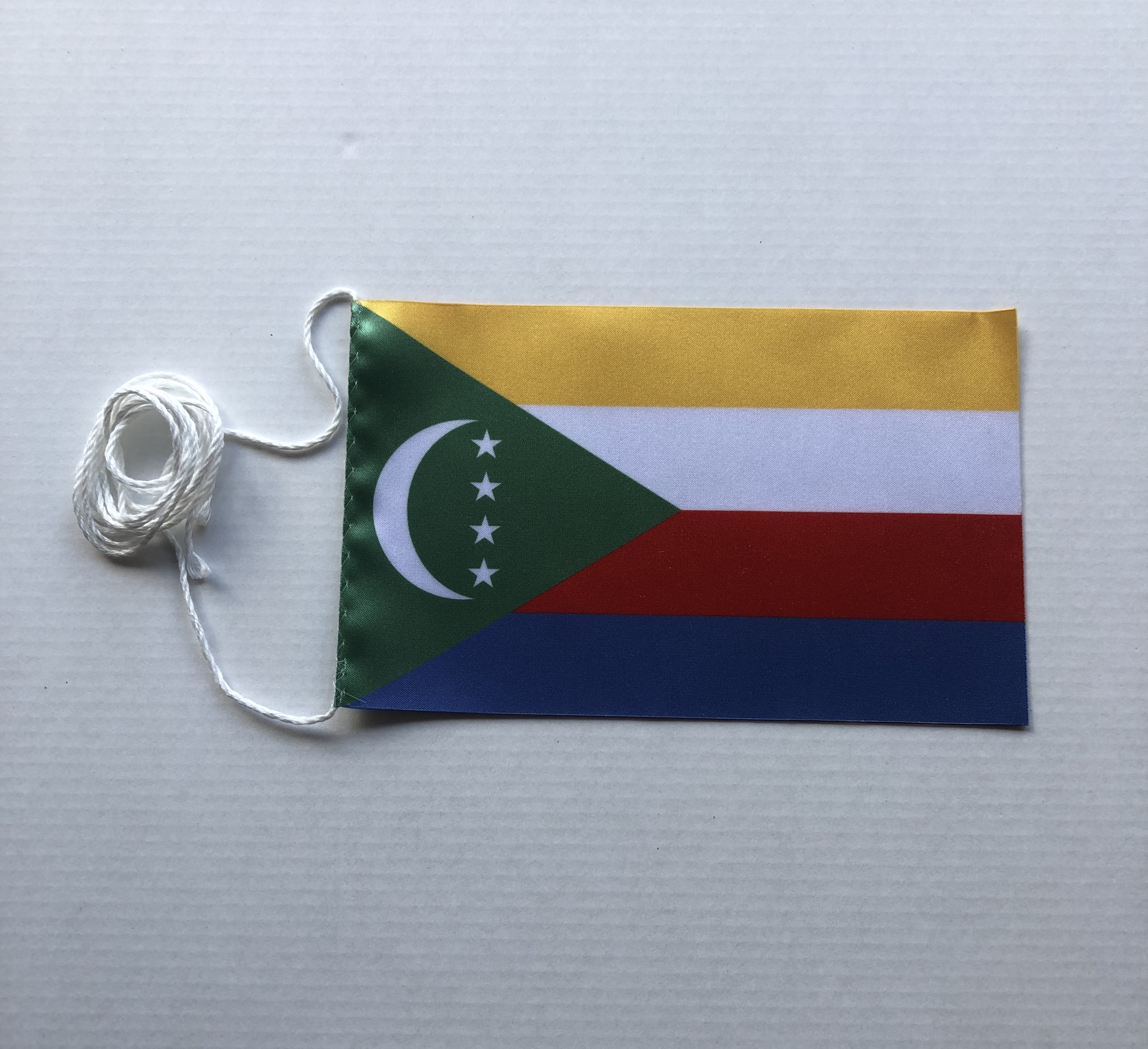 Bordsflagga Komorerna 