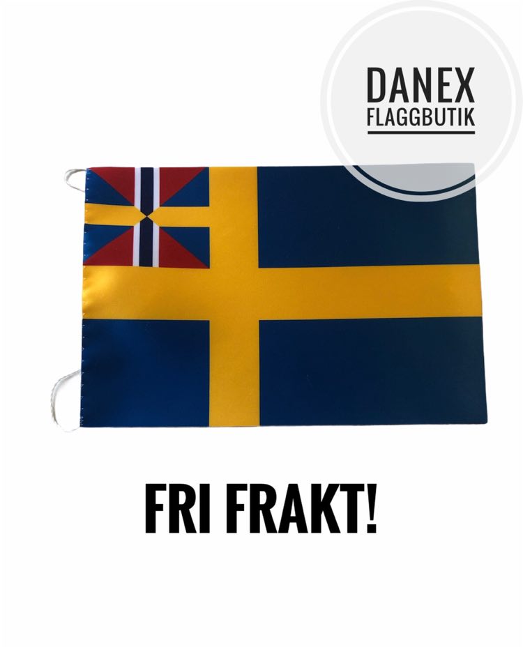 Unionsflagga - Sverige liten 