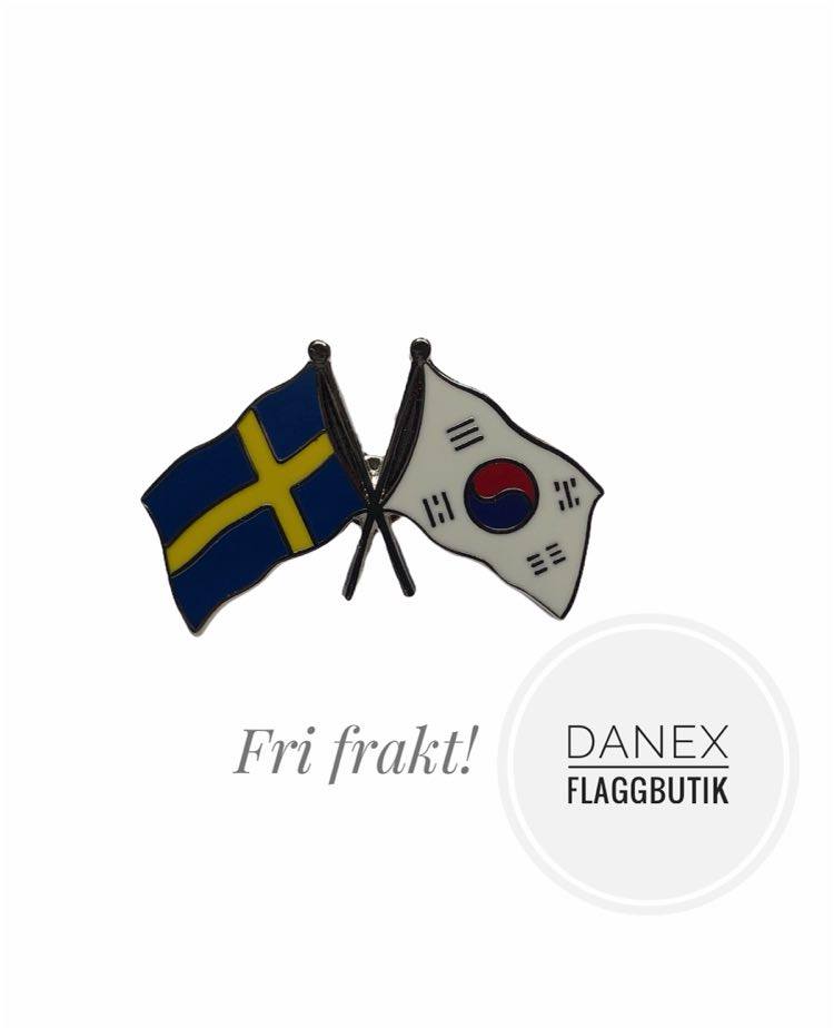 Pins Sverige / Sydkorea 