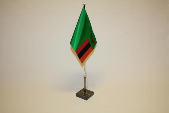 Bordsflagga Zambia