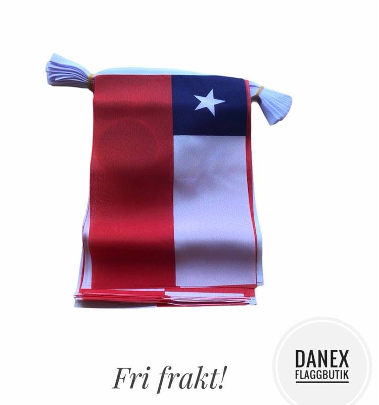 Flaggspel i tyg - Chile