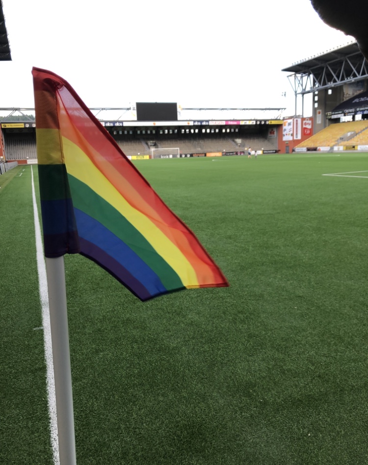 Hörnflaggor Pride 4st 