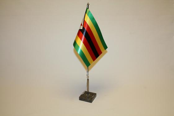 Bordsflagga Zimbabwe