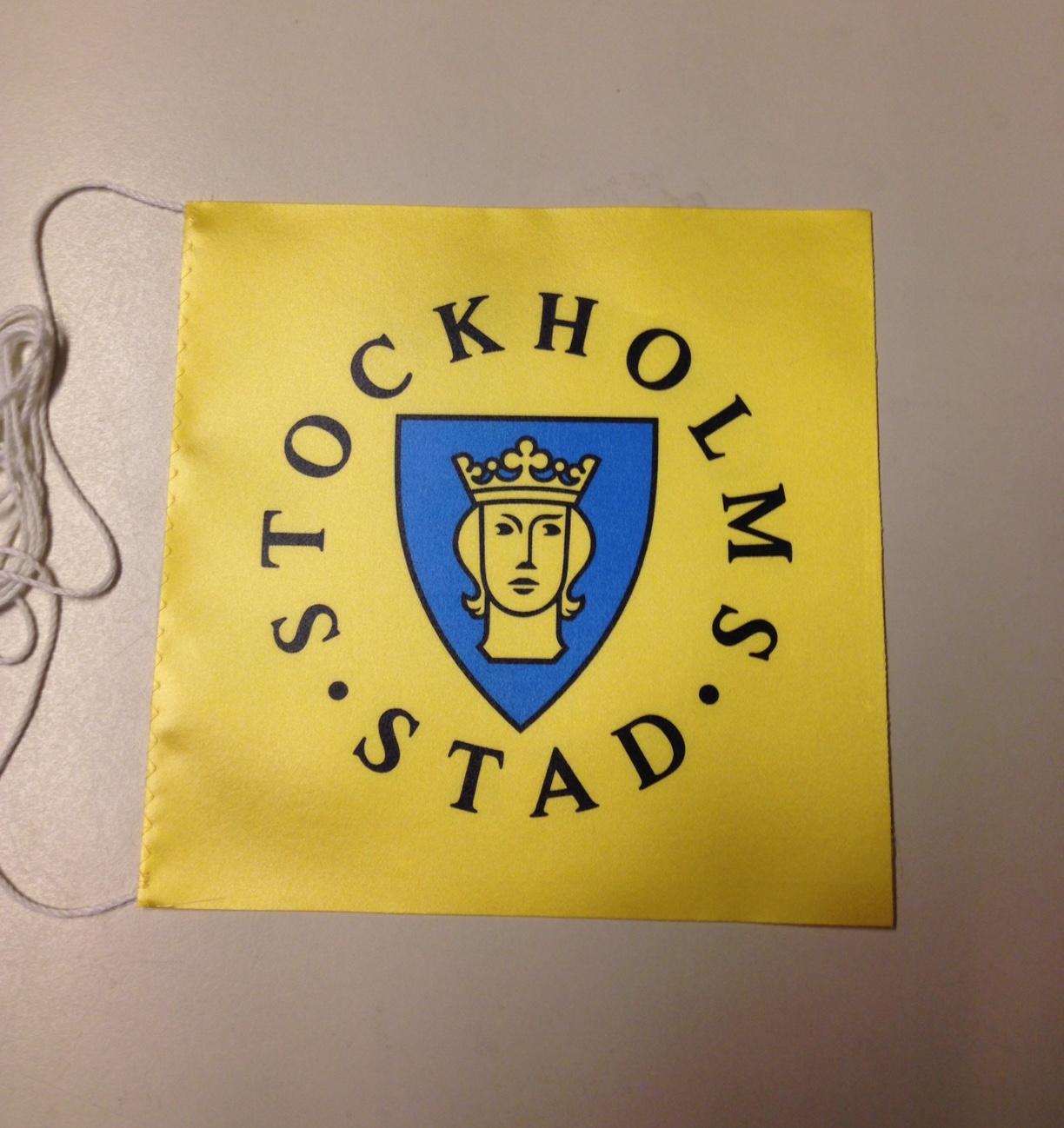 Bordsflagga Stockholm - St Erik - 2