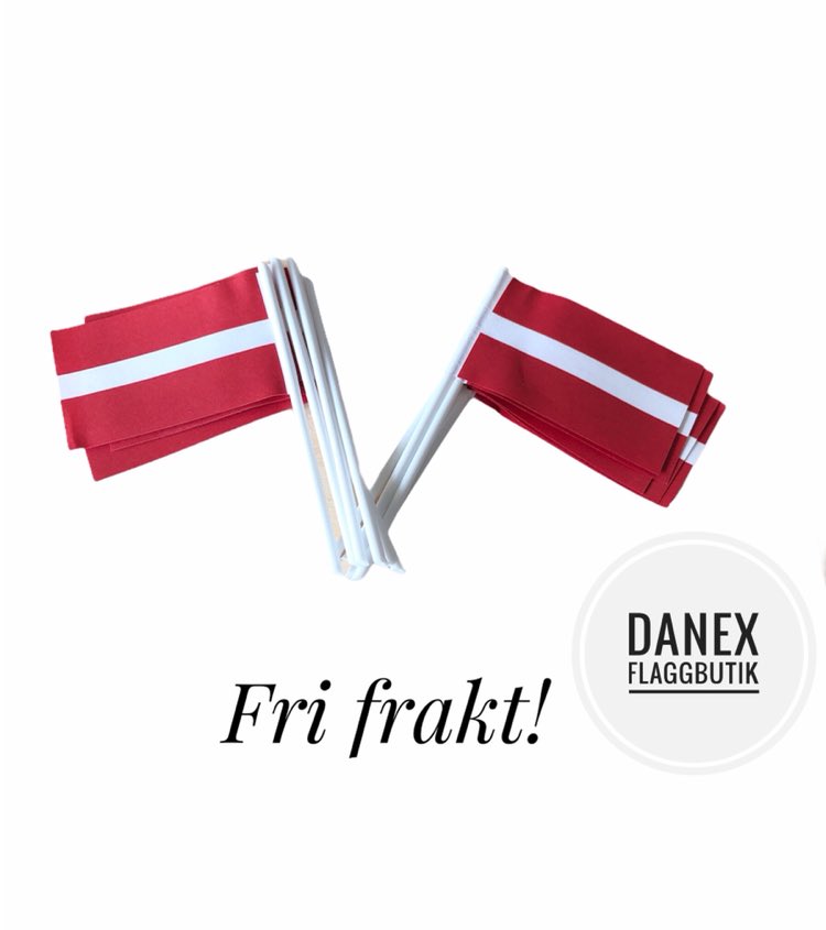 Tårtflaggor Lettland (10st)