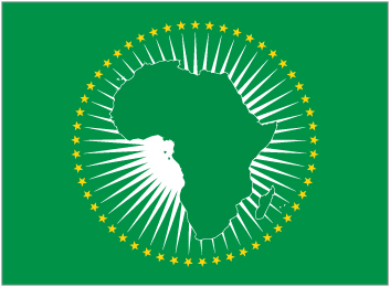 Afrikanska unionen 150x90cm 