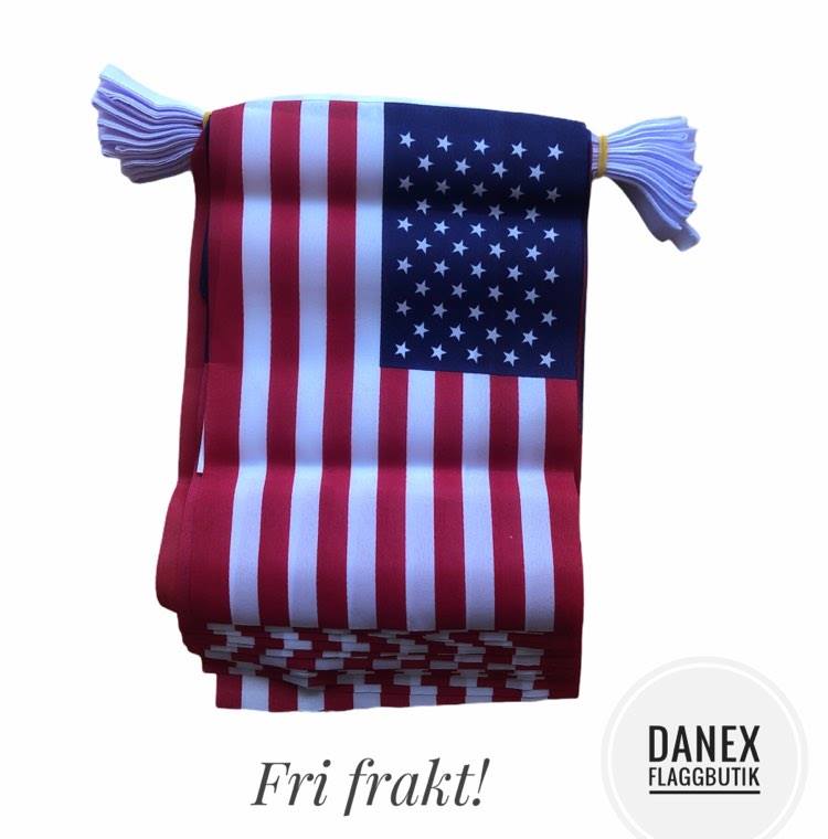 Flaggspel i tyg- USA 